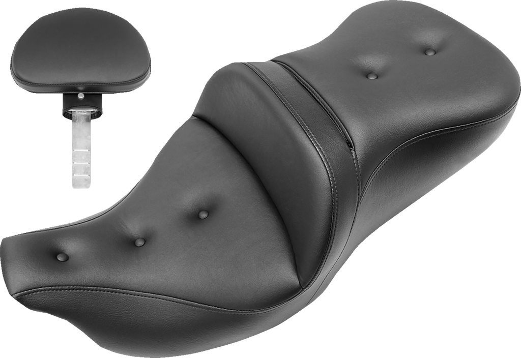 SADDLEMEN Extended Reach Roadsofa™ Seat - Pillow Top - Backrest - FL '08-'24