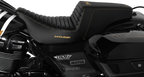 SADDLEMEN Step-Up Seat - Front Tuck-n-Roll - Black - FL '08-'24