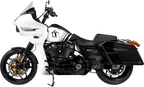 SADDLEMEN Step-Up Seat - Front Tuck-n-Roll - Black - FL '08-'24