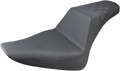 SADDLEMEN Step-Up Seat - Rear Lattice Stitch - Black - FLS