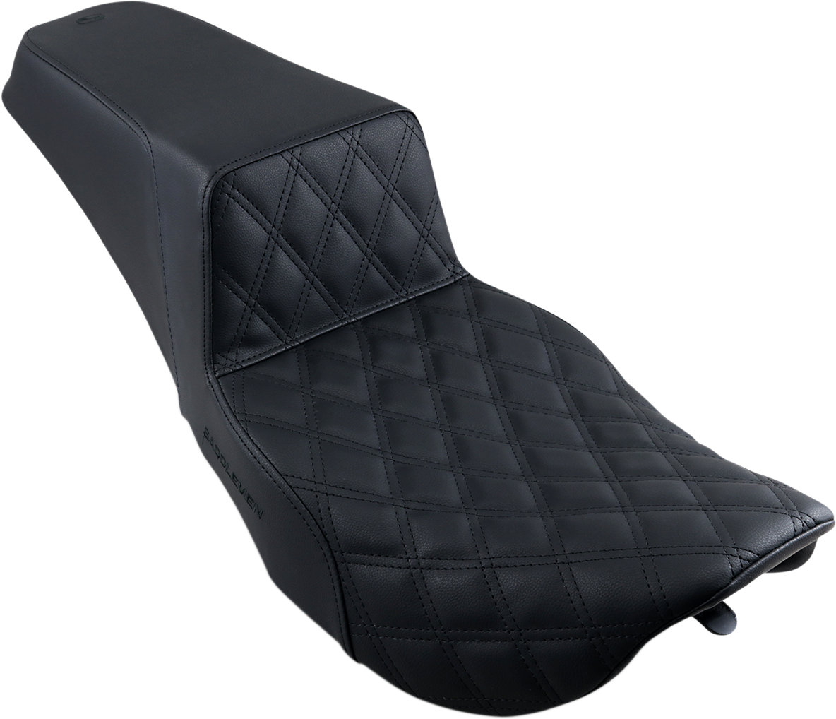 SADDLEMEN Step-Up Seat - Front Lattice Stitch - Black