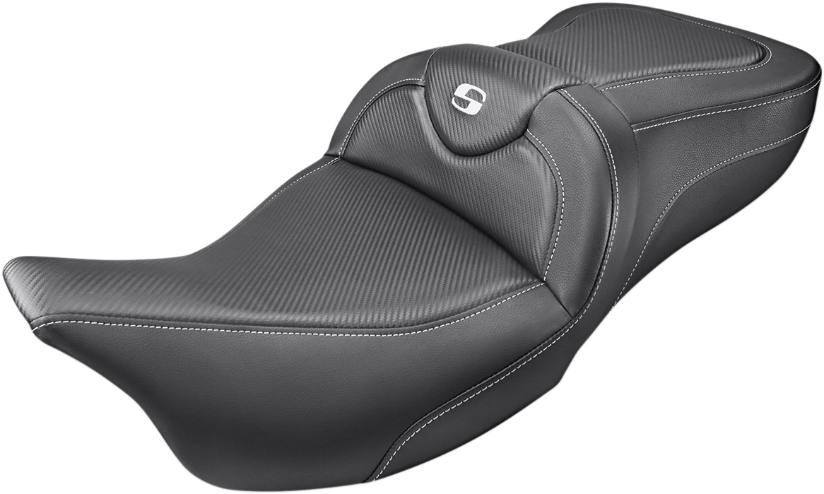 SADDLEMEN Roadsofa™ Seat - Carbon Fiber - without Backrest - FL '08-'24