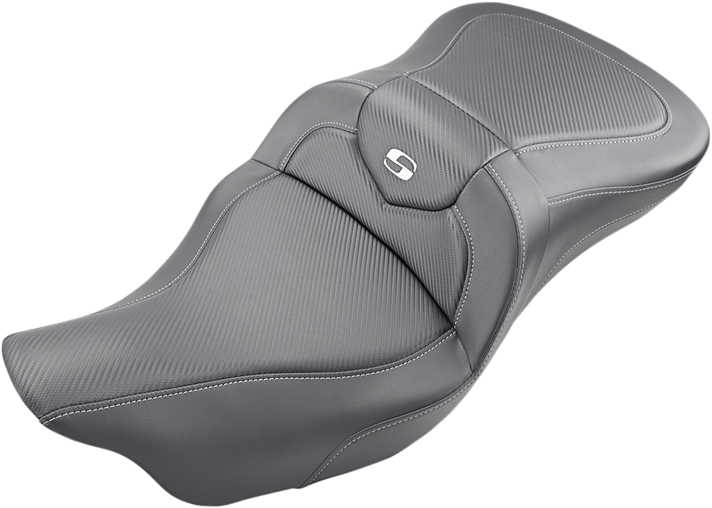 SADDLEMEN Extended Reach Roadsofa™ Seat - Carbon Fiber - without Backrest - FL '08-'24