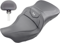 SADDLEMEN Extended Reach Roadsofa™ Seat - Carbon Fiber - Backrest - Heated - FL '08-'24