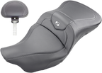 SADDLEMEN Extended Reach Roadsofa™ Seat - Carbon Fiber - Backrest - Heated - FL '08-'24