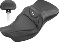 SADDLEMEN Roadsofa™ Seat - Carbon Fiber - with Backrest - FL '08-'24