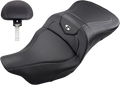 SADDLEMEN Heated Roadsofa™ Seat - Carbon Fiber - w/ Backrest - FL '08-'24