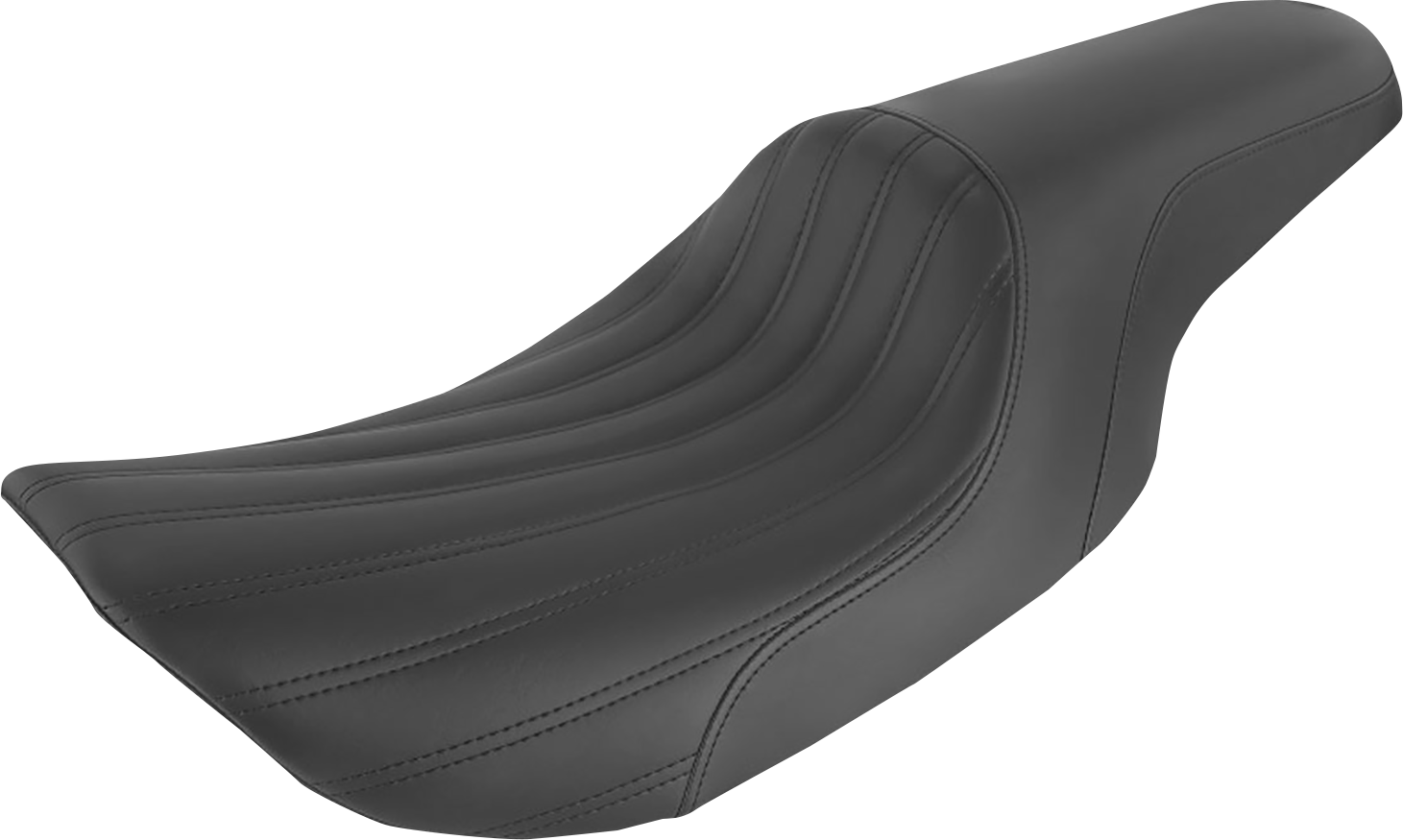 SADDLEMEN Knuckle Profiler™ Seat - Black - FLH '97-'07