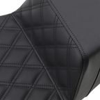 SADDLEMEN Step-Up Seat - Extended Reach - Front Lattice Stitch - FL '08-'24