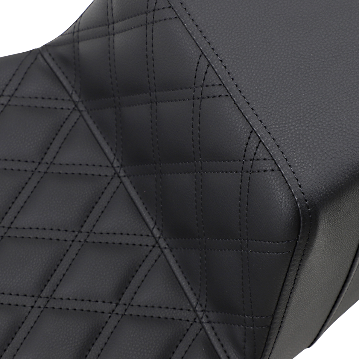 SADDLEMEN Step-Up Seat - Extended Reach - Front Lattice Stitch - FL '08-'24