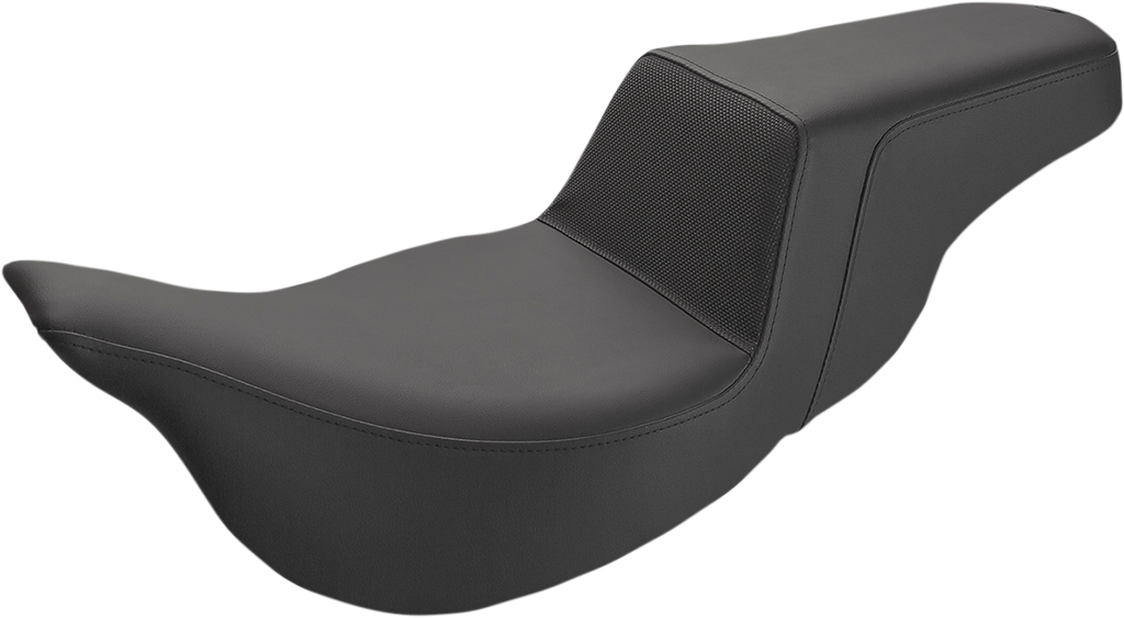 SADDLEMEN Step-Up Seat - Gripper - Black - FL '08-'24