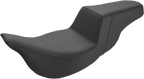 SADDLEMEN Step-Up Seat - Gripper - Black - FL '08-'24