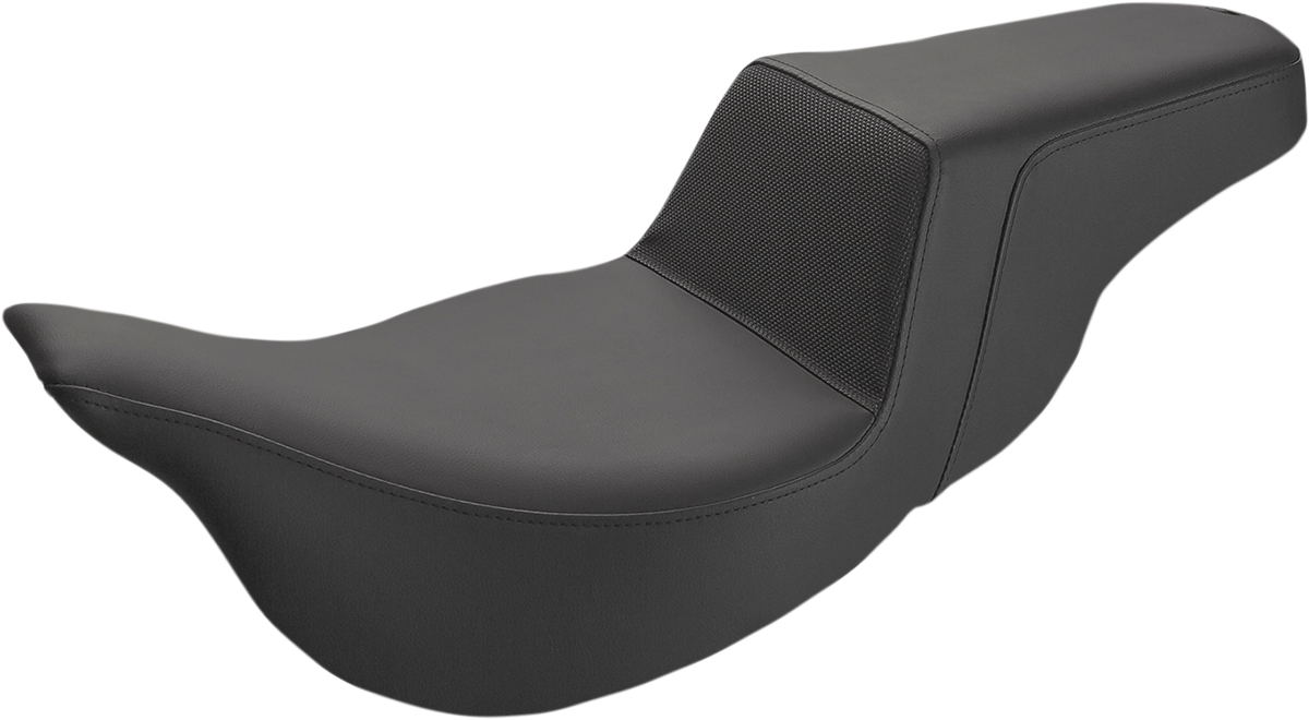 SADDLEMEN Step-Up Seat - Gripper - Black - FL '08-'24