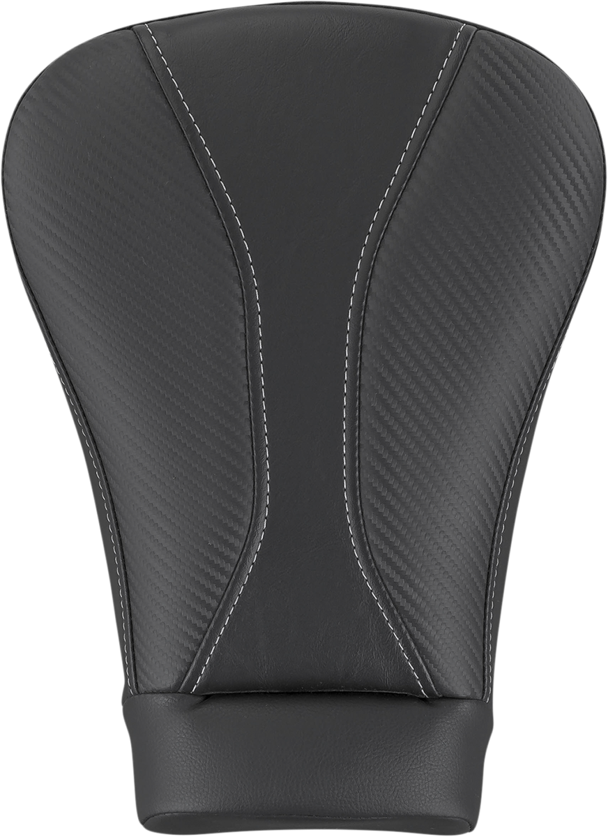 SADDLEMEN Dominator Pillion Pad - Sport - Black w/ Gray Stitching - FL '08-'25