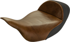 SADDLEMEN Lariat Solo Seat - Extended Reach - Distressed Brown - FL '08-'24