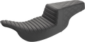 SADDLEMEN Step-Up Seat - Front Tuck-n-Roll/Rear Lattice Stitch - Black