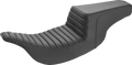 SADDLEMEN Step-Up Seat - Front Tuck-n-Roll - Black