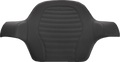 SADDLEMEN Tour-Pak® Backrest Pad - Slim - Roll & Pleat - Black - FL '14-'23