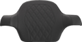 SADDLEMEN Tour-Pak® Backrest Pad - Step-Up - Lattice Stitch - Black - FL '14-'23