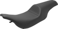 SADDLEMEN Profiler™ Basketweave Seat - Black - FLH/FLT '97-'07