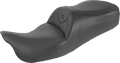 SADDLEMEN RoadSofa™ Seat - Without Backrest - Black w/ Black Stitching - FL '09-'24