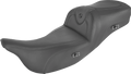 SADDLEMEN Heated RoadSofa™ Seat - Without Backrest - Black w/ Black Stitching - FL '09-'24