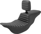 SADDLEMEN Tour Step-Up Seat - Rider Backrest - Tuck-n-Roll - FL '08-'24