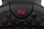 SADDLEMEN Roadsofa™ Seat - with Backrest - Wine Berry Stitch - FL '08-'23