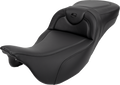 SADDLEMEN Roadsofa™ Extended Reach Seat - Carbon Fiber - Black Stitch - without Backrest - FL '08-'24