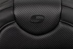 SADDLEMEN Roadsofa™ Extended Reach Seat - Carbon Fiber - Black Stitch - without Backrest - FL '08-'24