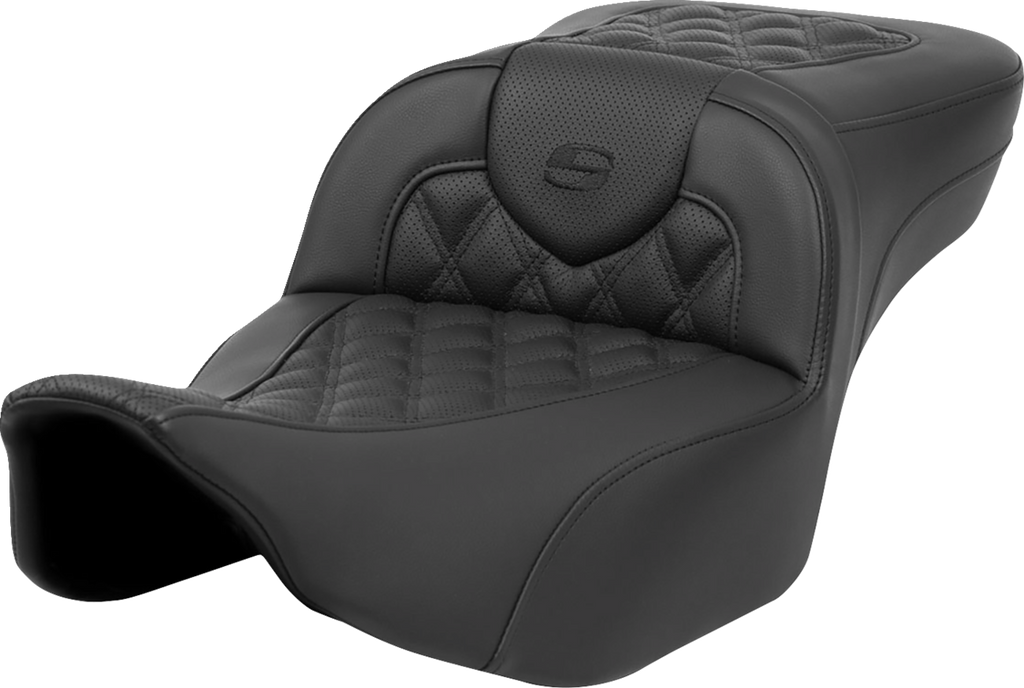 SADDLEMEN Roadsofa™ Extended Reach Seat - Lattice Stitch - without Backrest - FL '23-'24