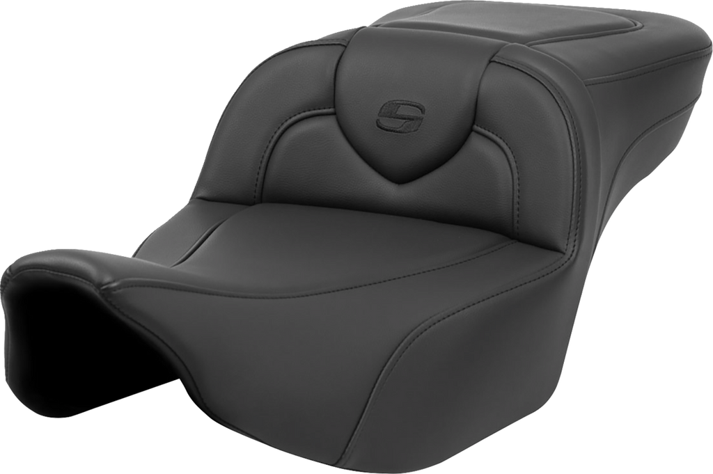 SADDLEMEN Roadsofa™ Extended Reach Seat - Black Stitch - without Backrest - FL '23-'24