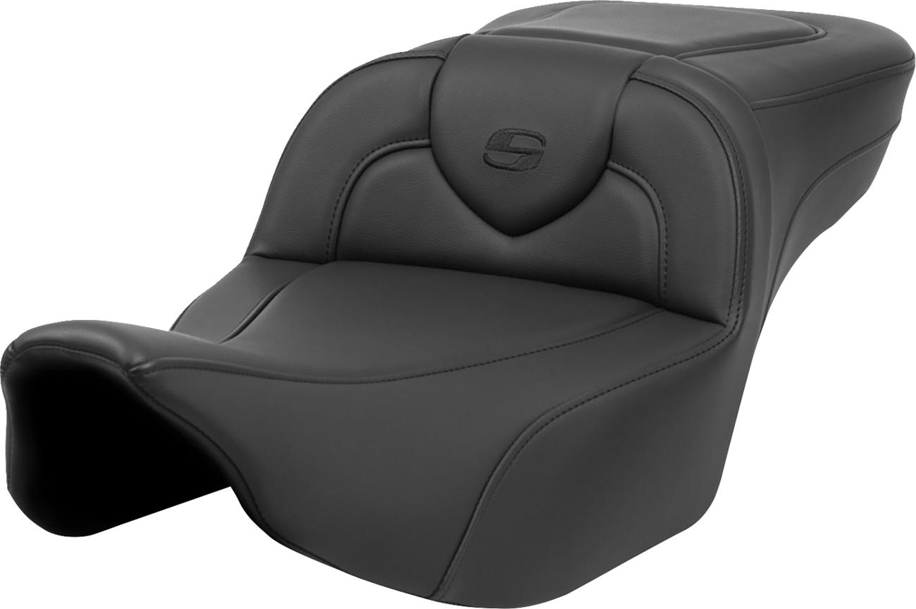 SADDLEMEN Roadsofa™ Extended Reach Seat - Black Stitch - without Backrest - FL '23-'24