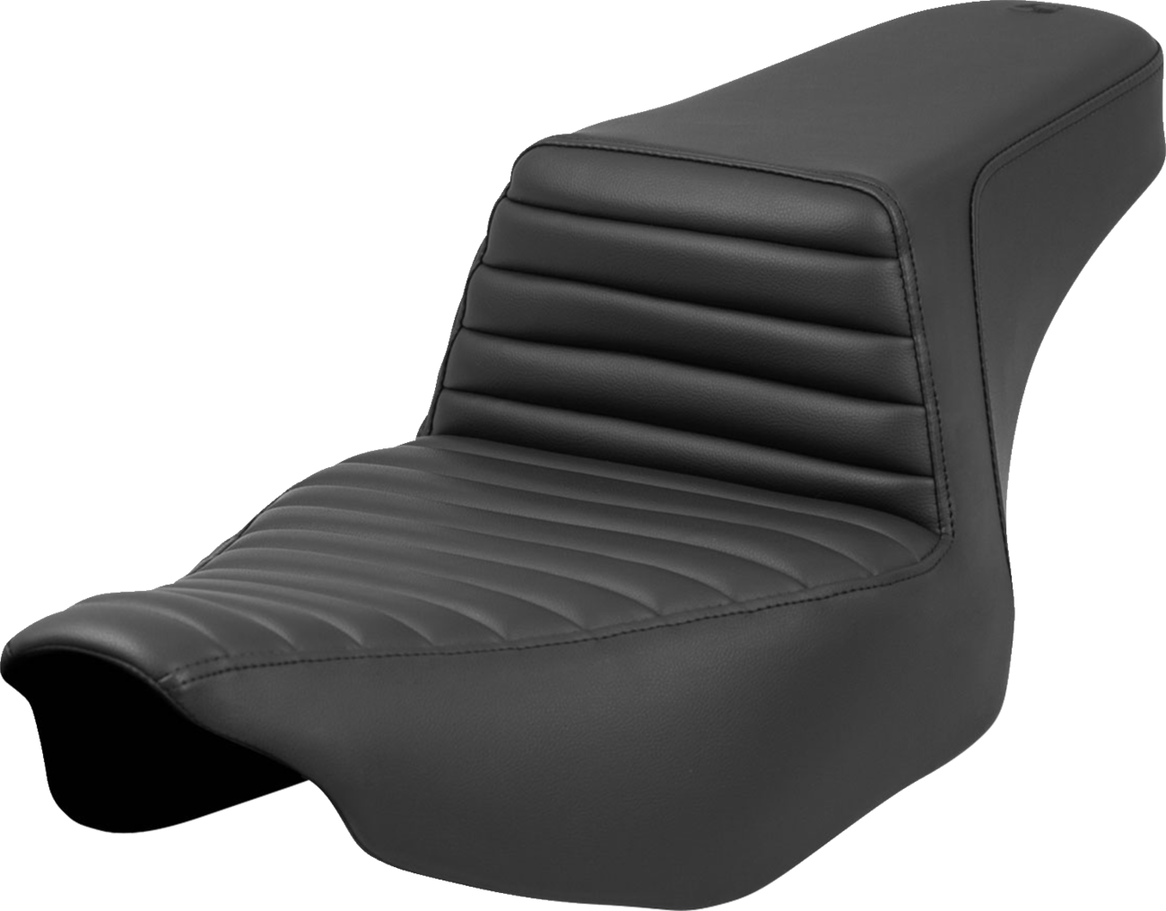 SADDLEMEN Step-Up Seat - Tuck-n'-Roll - Black - FL '23-'24