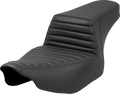 SADDLEMEN Step-Up Seat - Tuck-n'-Roll - Black - Extended Reach - FL '23-'24