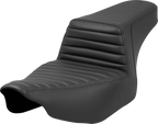 SADDLEMEN Step-Up Seat - Tuck-n'-Roll - Black - Extended Reach - FL '23-'24