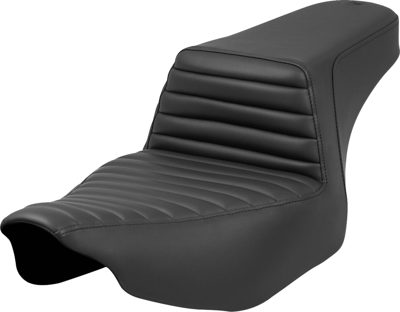 SADDLEMEN Step-Up Seat - Tuck-n'-Roll - Black - Extended Reach - FL '23-'24