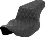 SADDLEMEN Step-Up Seat - Full Latice Stitch - Black - Extended Reach - FL '23-'24