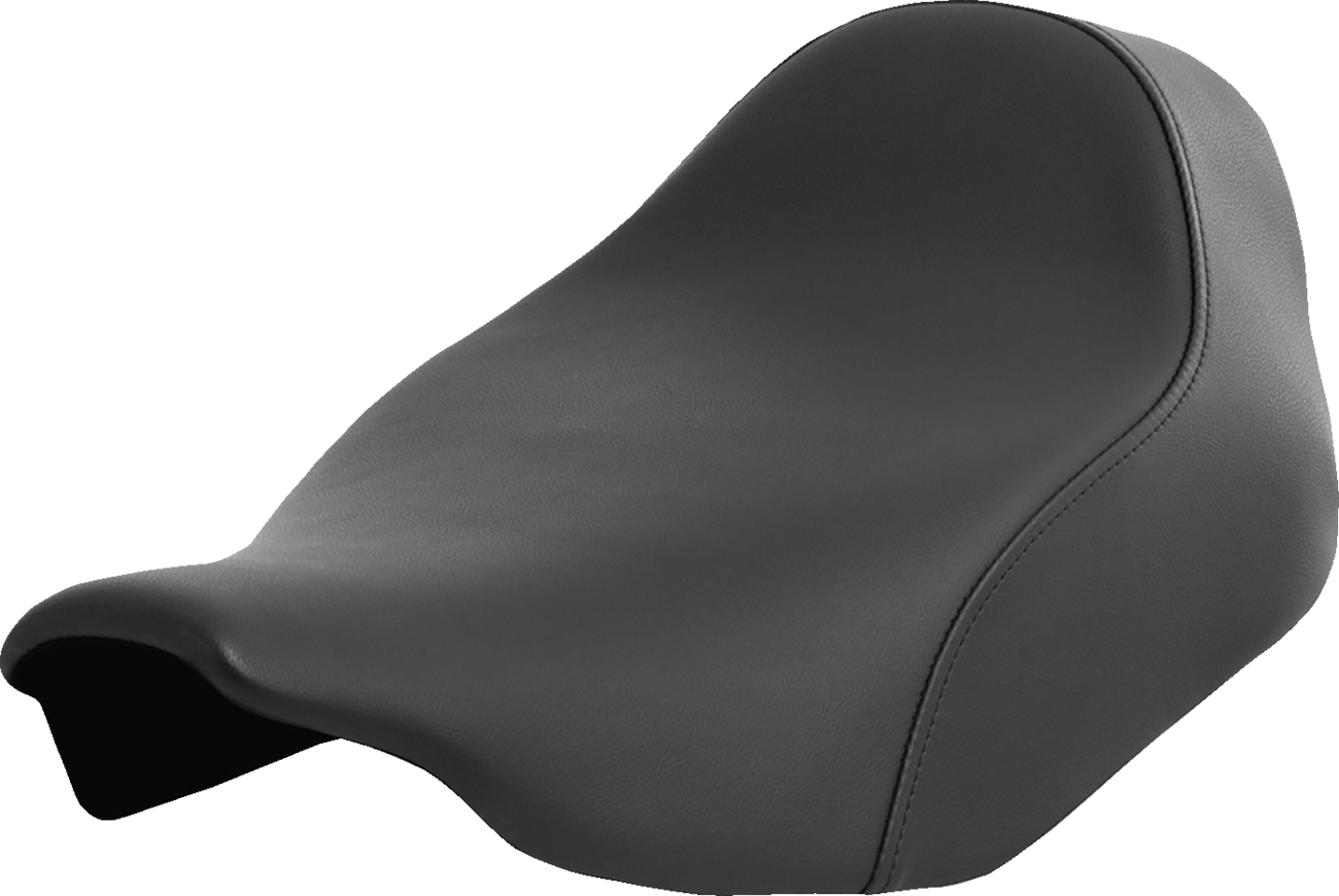 SADDLEMEN Renegade™ Solo Seat - Black - Plain - FLT/FLH '23-'24