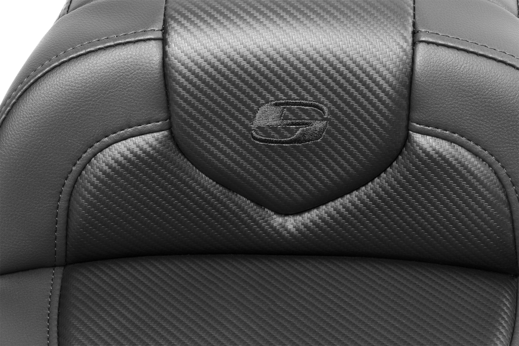 SADDLEMEN RoadSofa™ Seat - Carbon Fiber - without Backrest - FLTR/FLHX '23-'24