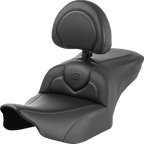 SADDLEMEN RoadSofa™ Seat - Carbon Fiber - with Backrest - FLTR/FLHX '23-'24