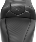 SADDLEMEN RoadSofa™ Seat - Carbon Fiber - with Backrest - FLTR/FLHX '23-'24