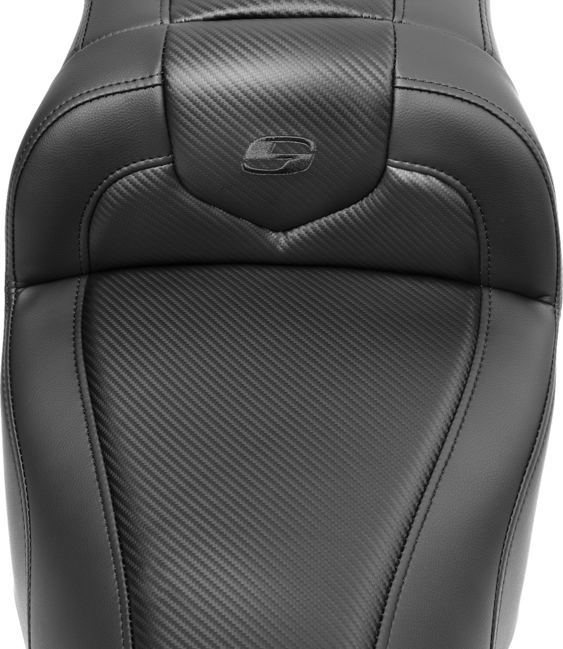 SADDLEMEN RoadSofa™ Seat - Carbon Fiber - with Backrest - FLTR/FLHX '23-'24
