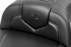 SADDLEMEN RoadSofa™ Seat - Carbon Fiber - with Backrest - FLTR/FLHX '23-'24