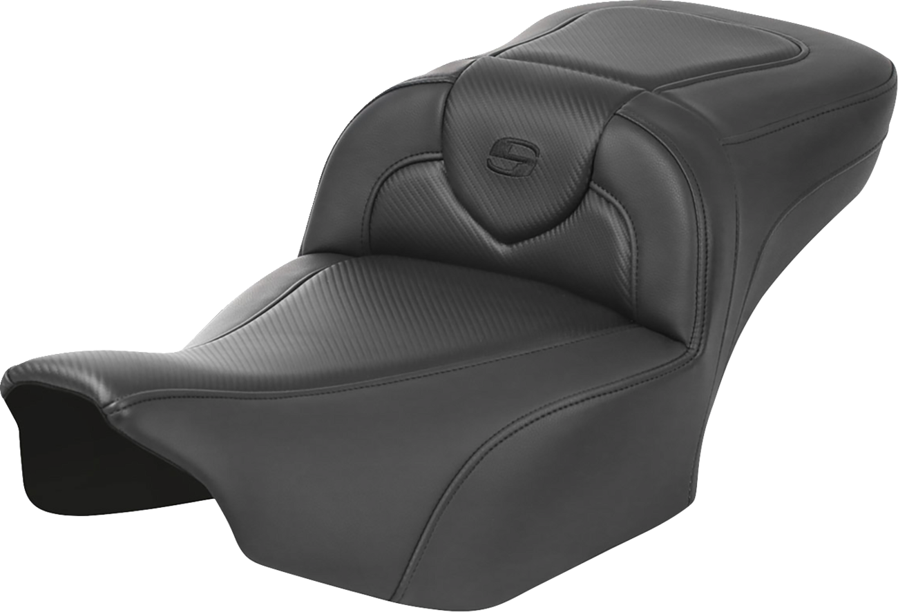 SADDLEMEN Roadsofa™ Extended Reach Seat - without Backrest - Carbon Fiber - FLTR/FLHX '23-'24