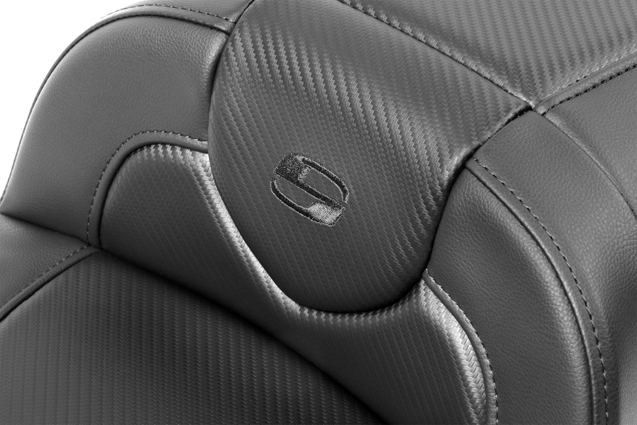 SADDLEMEN Roadsofa™ Extended Reach Seat - without Backrest - Carbon Fiber - FLTR/FLHX '23-'24