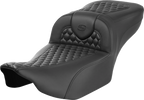 SADDLEMEN Roadsofa™ Extended Reach Seat - without Backrest - Honeycomb - FLTR/FLHX '23-'24