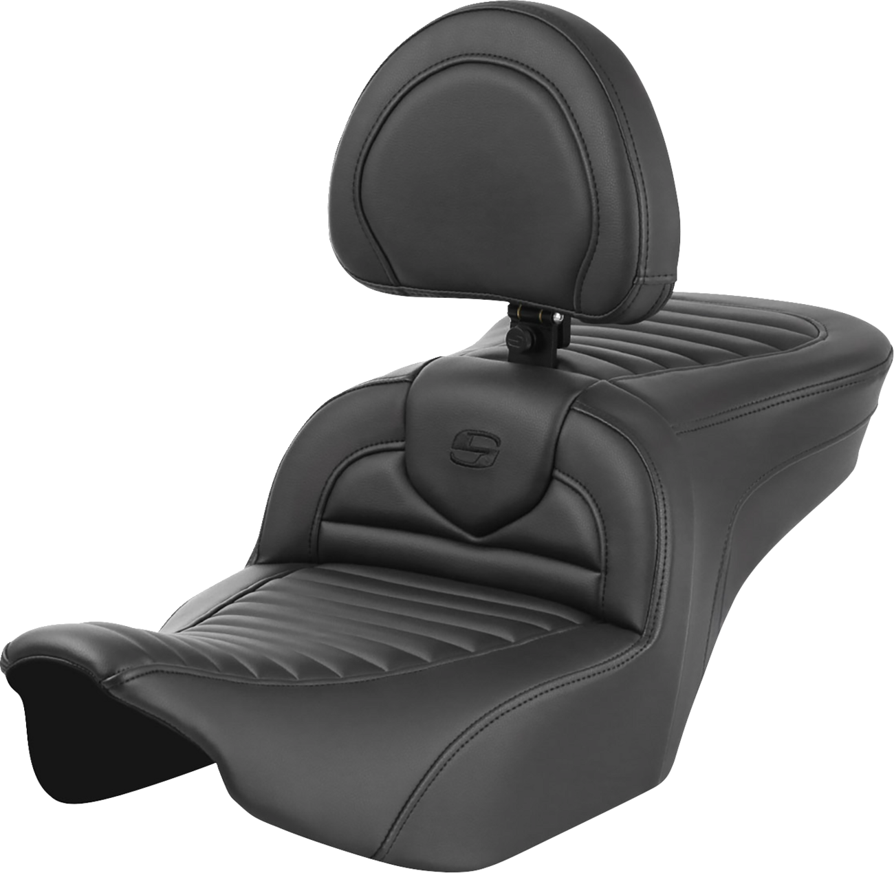 SADDLEMEN Roadsofa™ Seat - with Backrest - Tuck-n-Roll - FLTR/FLHX '23-'24