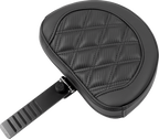 SADDLEMEN RoadSofa™ Seat - with Backrest - Carbon Fiber - Lattice Stitch - FLTR/FLHX '23-'24