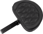 SADDLEMEN Roadsofa™ Extended Reach Seat - with Backrest - Carbon Fiber - Lattice Stitch - FLTR/FLHX '23-'24
